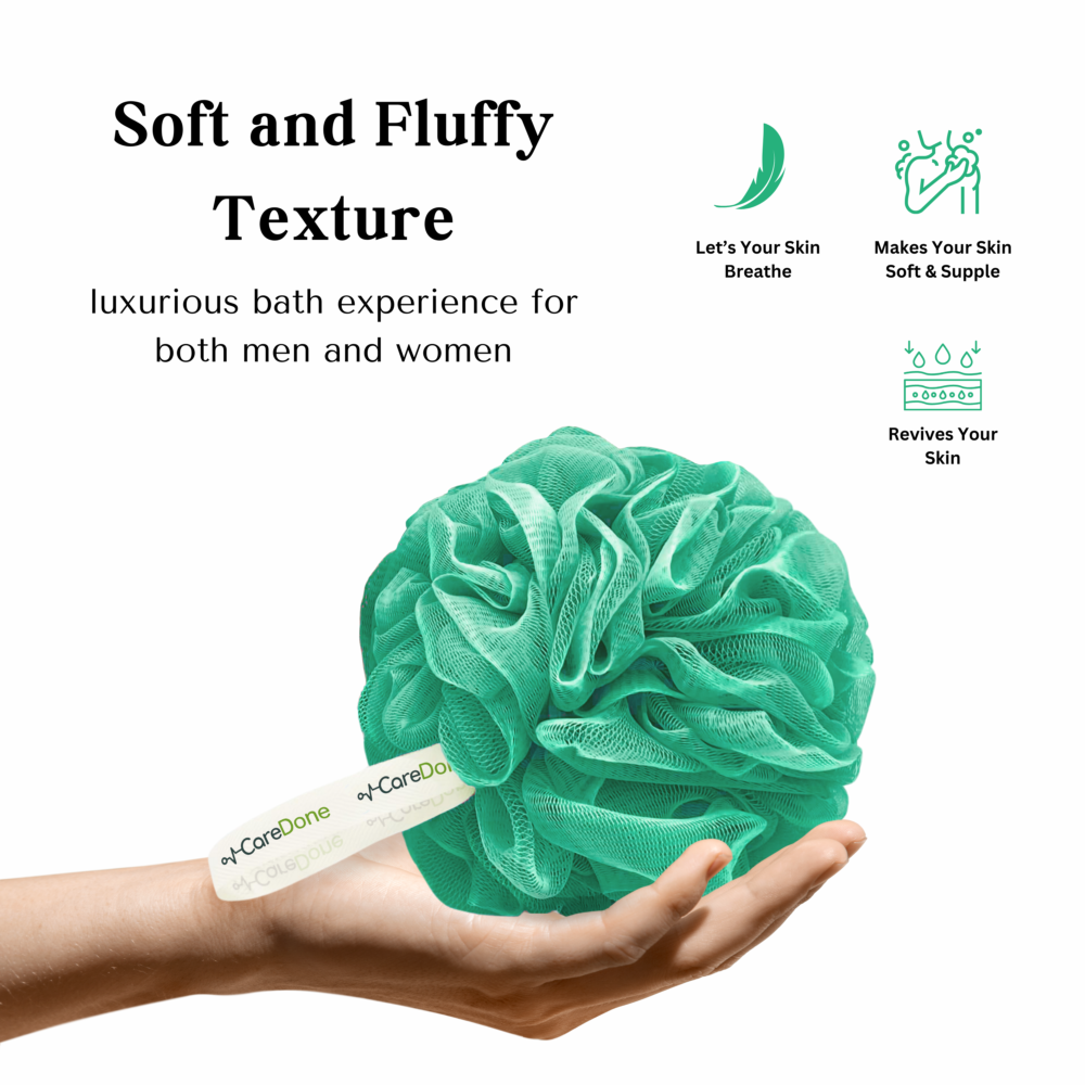 Body Scrubber & Shower Loofah Sponge | Loofah is for Men, Women, and Kids| Round Sponge Loofah Pack of 1 - Image 4