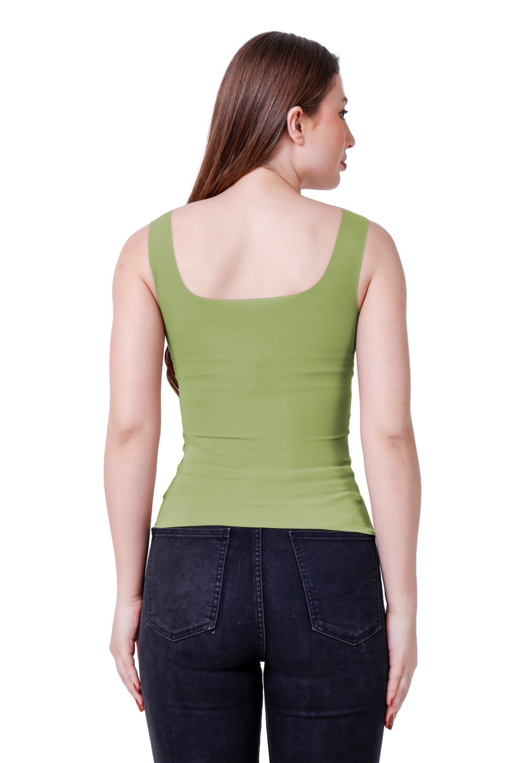 CareDone Women's & Girl's Regular Wear Plain Square Neck Bra Top (Removable Pads) Camisole Tank Top. - Image 7