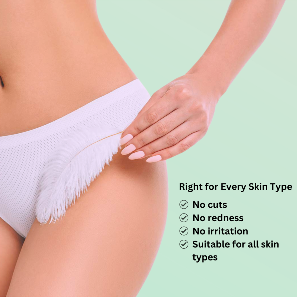 CareDone Bikini Sensitive Hair Removal, 1Pcs Women Razors |Intimate care| Derm Tested|No irritation. - Image 5