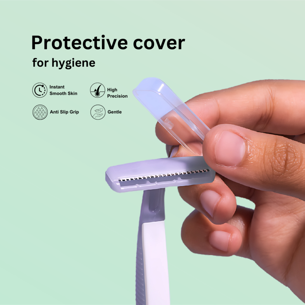 CareDone Bikini Sensitive Hair Removal, 1Pcs Women Razors |Intimate care| Derm Tested|No irritation. - Image 3